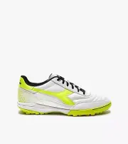 Diadora Calcetto GR LT TF 101.180571/C3675 Mens White Yellow Futsal Boots LR3192