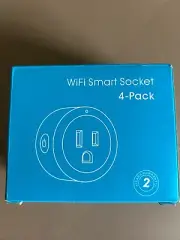 WiFi Smart Socket Compatible With Amazon Alexa /Google Assistant 4 Pack