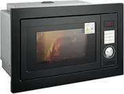Smad 25L Built In Microwave Oven, 900W Integrated Microwave with 1000W Grill, 8 Programs, Child Lock, Glass tray, Stainless Steel