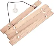 SEWACC 1 Set Magnetic Hanging Picture Clip Artwork Hanger Frame Magnetic Painting Hanger Wall Art Magnetic Hanger Tapestrys Hangers Hanging Poster Holder Painting Hanging Tool Wood Beige
