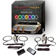 RGB Multi Color Bluetooth LED Halo Ring kit for 2009-2016 Nissan 370z Headlights (for: Nissan)