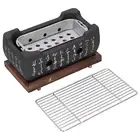 Japanese Barbecue Grill Mini Household Aluminium Alloy Charcoal Barbecue Stove O