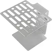 Mupingfenglan Coffee Scale Protector, Professional, Versatile, Easy to Clean, Height Adjustable Shelf for Kitchen Stations, Silver