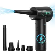 MECO ELEVERDE Compressed Air Duster, Air Blower with LED Light, 3-Gear to 100000RPM, Electric Air Duster for PC/Keyboard