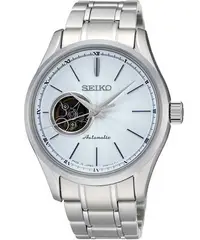在飛比找Yahoo!奇摩拍賣優惠-SEIKO Presage 4R38簍空 系列機械腕錶(SS
