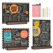 Small Chalkboard Signs 6 X 8 Inch Tabletop Blackboard Chalk board Signs with ...