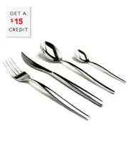 Mepra Sassonia 24pc Flatware Set with $15 Credit