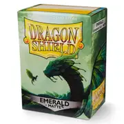 Dragon Shield TCG - 100 Matte Trading Card Sleeves - Emerald