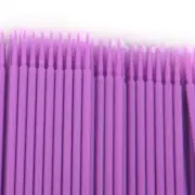 Dental Micro Applicator Brush Disposable Makeup Eyelash Brushes Purple 1.5mm