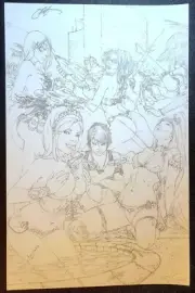 EBAS Grimm Fairy Tales #30 SDCC Variant Original Art Cover! Naughty!