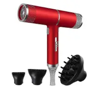 Professional Ionic Blow Hair Dryer With Diffuser And Nozzle Gift Set Valentine's Day Red