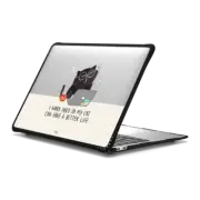 MacBook Air 13-inch (M1 / Intel) Impact Case I work hard so my cat can have a better life