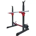 Fitness Master Adjustable Squat Rack Barbell Bench Muscle Exercises Weight Lifti