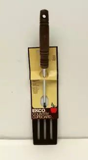 Vintage 1983 Ekco Country Cupboard Large Turner w Wood Handle 13" 13401 NOS USA