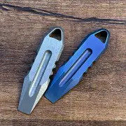 EDC Titanium Alloy Pocket Mini Pry Bar Crowbar Tool Key chain Pendant Necklace