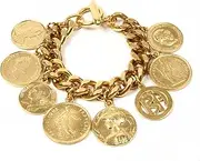 [Ben-Amun Jewelry] 24k Gold Plated Moroccan Coin Vintage Bohemian Statement Jewelry Collection