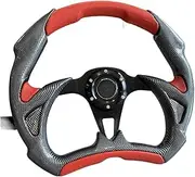 D-type Horn Drift Racing Steering Wheel Game Steering Wheel,Compatible With Toyota,Compatible With VW(001-GZFXP095-01)