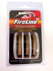 Berkley Fireline Black 3 Pack Strength braided fish line bead thread lure tackle