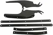 Windscreens & Parts For Softail For FLST For FLSTC For Slim For Fat For Boy For Deluxe Motorcycle Quick Detach Windshield Windscreen Mounting Bracket Kit Wind Deflector Screen (Size : Bracket chrome