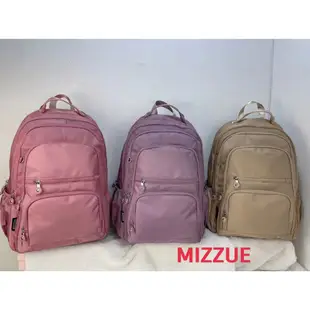 MIZZUE(現貨4色)韓版多隔層🎀防潑水💦💦尼龍電腦後背包🎀大容量背包 男女通用 輕巧 手提 學生書包可插拉桿G806