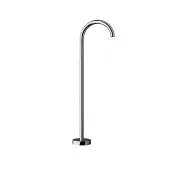 AQUAZZONE Floor Standing Bath Spout - Gooseneck - Chrome