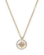 Baublebar Carina Crystal & Mother Of Pearl Star Pendant Necklace, 18-21
