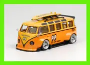 OCT 2023 TPC 1/64 VW VOLKSWAGEN T1 Kombi Mooneyes double yellow livery