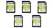 Kingston SD Canvas Select Plus 100MB/s Memory Card 256GB 512GB