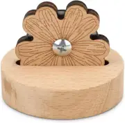 Daisy Thread Cutter, Tabletop Saver Yarn Cutter with Anti-Slip Stand Wooden Rot