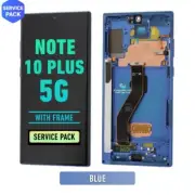 Samsung Galaxy Note 10 Plus OEM LCD Replacement Screen With Blue Frame