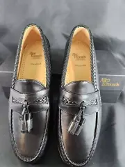 NIB Allen Edmonds Maxfield Tasseled Loafer Black US Size 11.5 Width 3E DS29