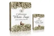 Crystal Wonderland Green Tree Californian White Sage 144 Premium Backflow Incense Cones