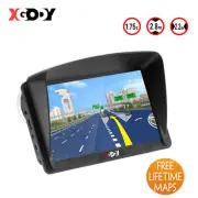 XGODY 7'' GPS Navigation Bluetooth Auto Navigator System Sat Nav Free Map Update