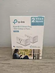 TP-Link Kasa Smart Wi-Fi Plug Slim Energy Monitor 2-Pack Works w/ Alexa & Google