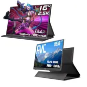 16 inch 2.5K 144Hz Protable Monitor and 15.6 inch FHD 1080P Protable Screen for