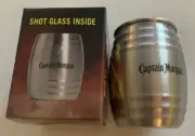 CAPTAIN MORGAN SPICED RUM Alcohol OVERSIZED ALUMINUM SHOT GLASS Cup