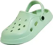 [LHXYUO] Classic Garden Clogs for Women and Men, Non-Slip Mules Sandals, Slip On Work Shoes Heel Strap Lightweight Shower Slippers Beach Indoor Outdoor Casual Wear Soft Air Cushion Sole Slides