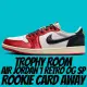 【NIKE 耐吉】休閒鞋 TROPHY ROOM X AIR JORDAN 1 ROOKIE CARD AWAY 聯名款 黑紅 男鞋 女段 FN0432-100