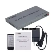 4K HDMI Matrix 4x4 w/ Audio (Switching) for Set-top Box Computer Display Device