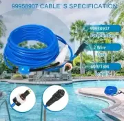 New Dolphin Robotic Pool Cleaners 99958907-DIY Cable and Swivel, 2 Wire 18M/60FT