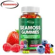 Seamoss 3000mg - Thyroid Support - Irish Sea Moss, Bladderwrack, Burdock Root