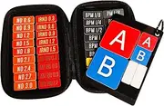 EnouTech Filter Tags Suit 61pcs, Tag Set/Tag Book with Storage Pouch, Carrying Pad with Hook and Loop Tape Design and Carabiner