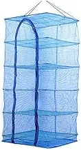 Costcom 3/5 Tiers Air Drying Net Vegetable Dehydrator Fruit Meat Fishing Jerky Food Beef (5 Tiers)