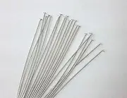 Sterling Silver Head Pins 24 Gauge 5.1cm (20 Pins) from CraftWire