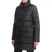New $960 Bogner Women's Amira Down Coat Jacket - 100% Goose Down, Black, Size 6