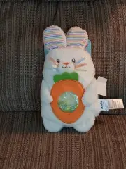 Magic Years Plush Bunny Rabbit Baby Soft Sensory Toy Confetti Easter Spring 10"