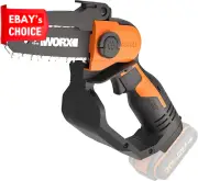20V Cordless Pruning Chainsaw 12cm One-Handed Lightweight Skin Only WG324E.9
