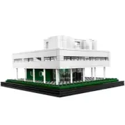 BuildMoc Villas Savoye Architecture Building Block Model Kit High-Tech 21014
