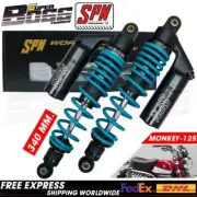 SPN P-ADJ Shock Green/Black 340mm. For HONDA SUPER CUB 125, MONKEY125