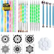 30 PCS Mandala Painting Tools Mandala Dotting Tools for Painting Mandala Rocks,